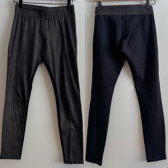 Monrow front panel shimmer leggings size small - Picture 3 of 12